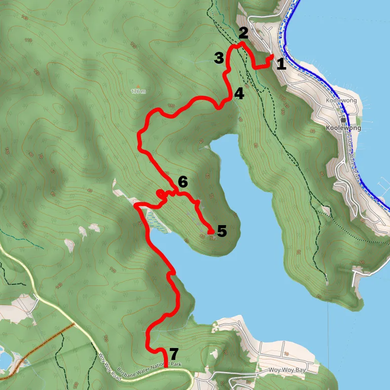 Walk map