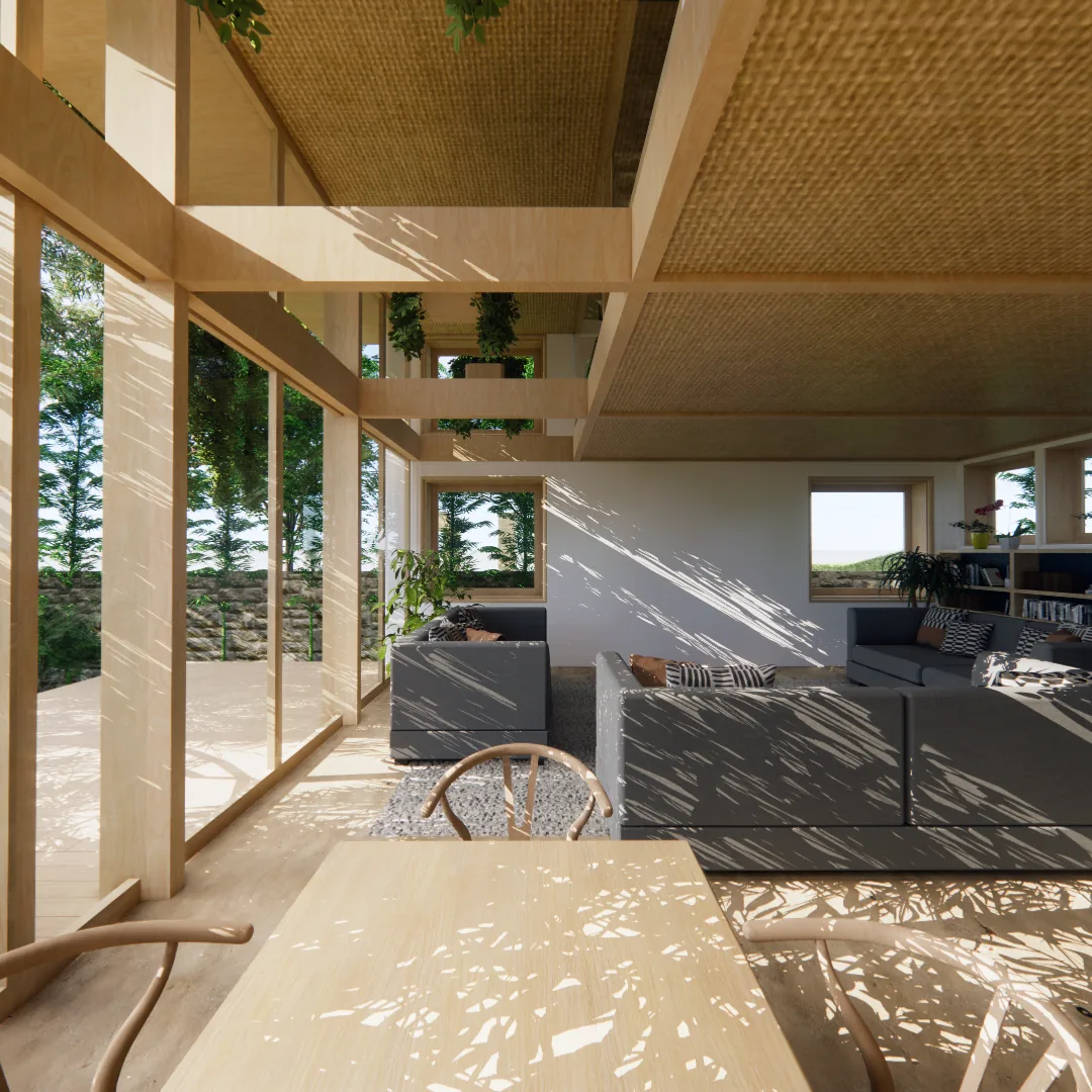 Narara Ecovillage House, Light