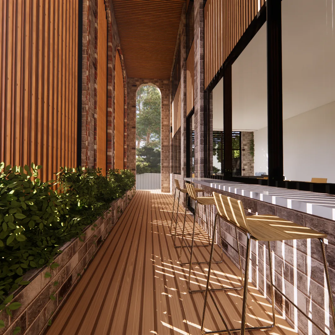 North Gosford Townhouses, Colour