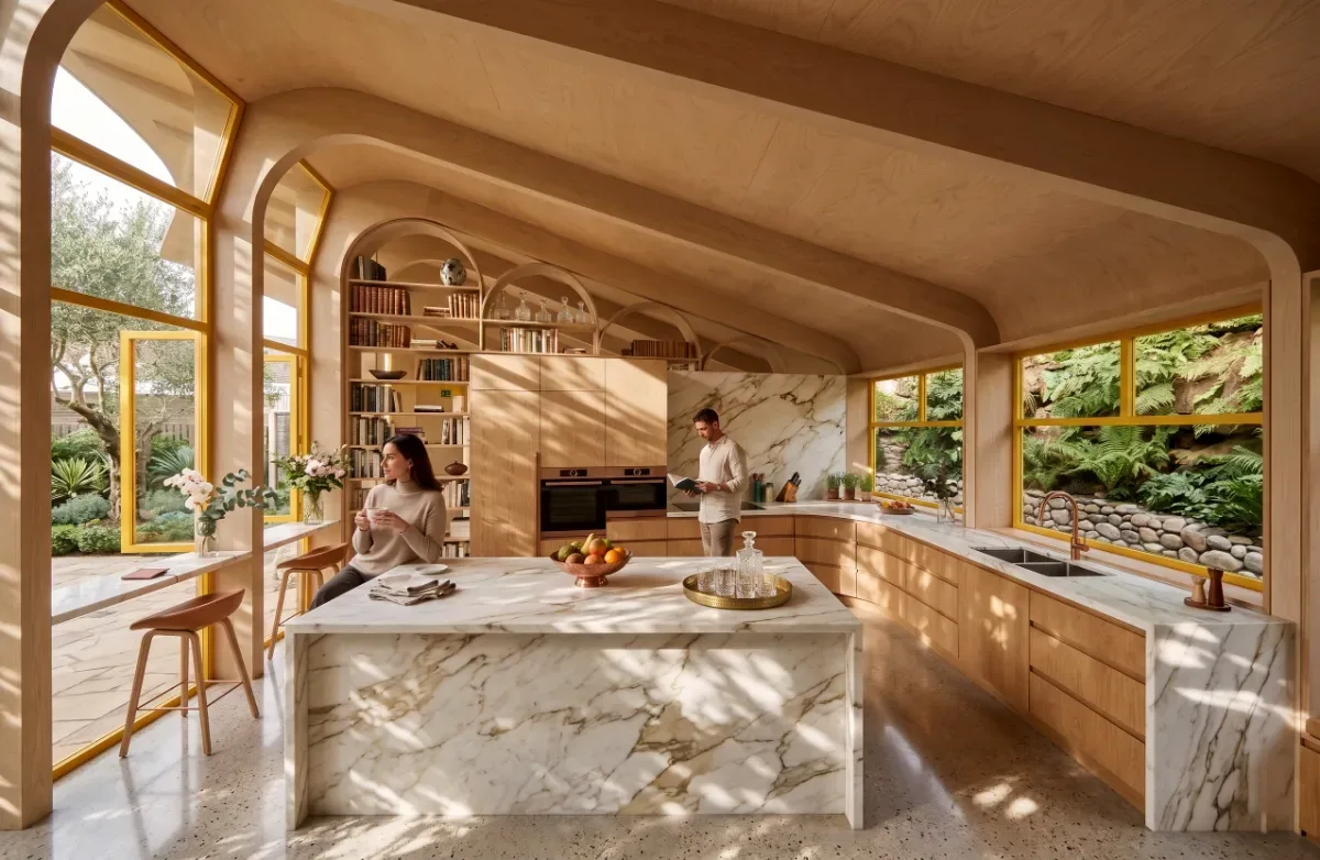 Forrest house kitchen